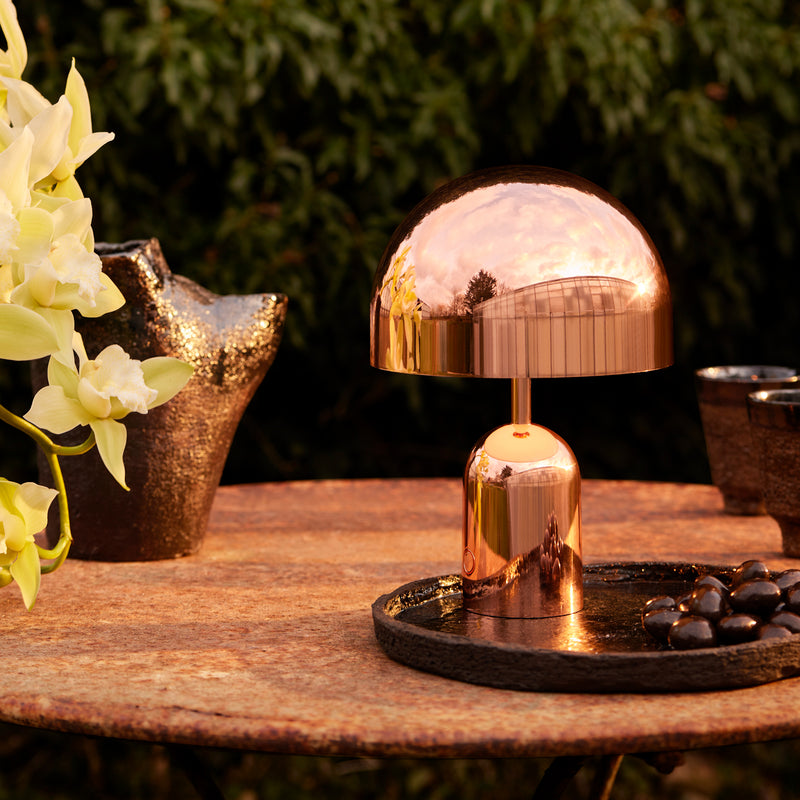 Tom Dixon - Bell LED Tischleuchte mit Akku | kupfer