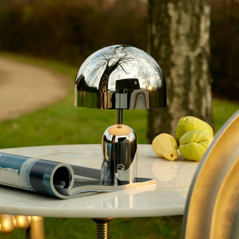 Tom Dixon - Bell LED Tischleuchte mit Akku | chrom