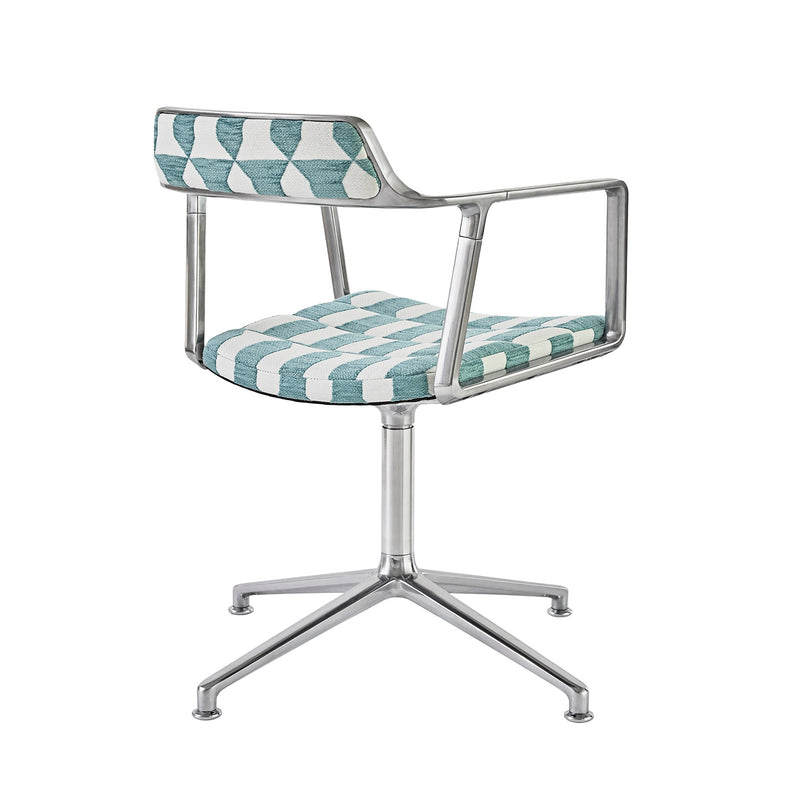 Vipp - 452 Drehstuhl | Gleiter / Lagrasse / Aluminium poliert