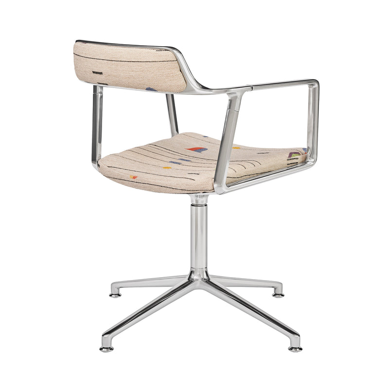 Vipp - 452 Drehstuhl | Gleiter / Montafon / Aluminium poliert