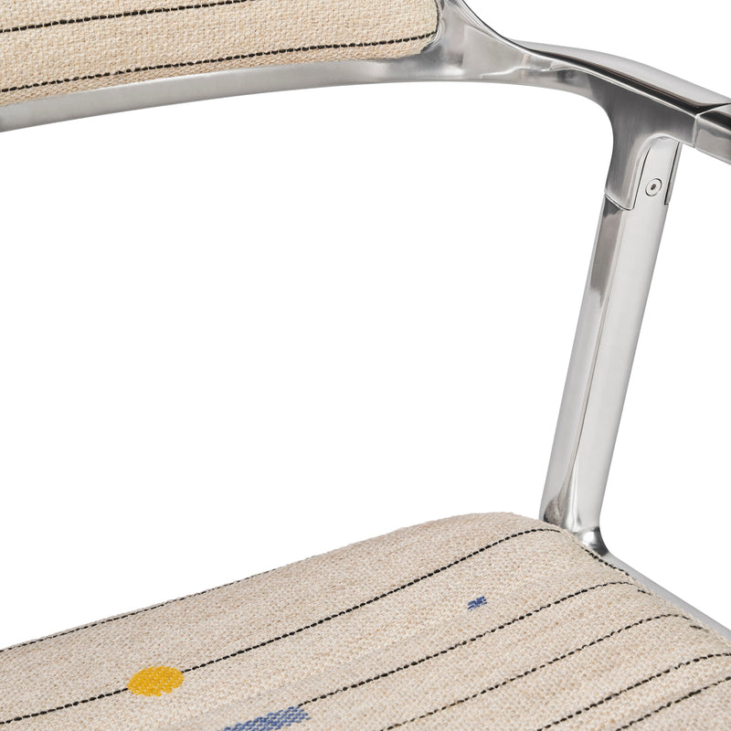 Vipp - 452 Drehstuhl | Gleiter / Montafon / Aluminium poliert