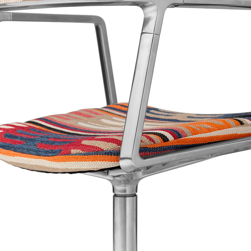 Vipp - 452 Drehstuhl | Gleiter / Todos Santos / Aluminium poliert