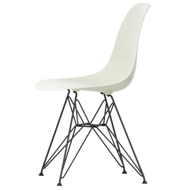 Vitra - Eames Plastic Side Chair DSR RE | Filzgleiter basic dark / kieselstein RE / basic dark