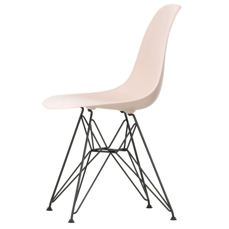 Vitra - Eames Plastic Side Chair DSR RE | Filzgleiter basic dark / zartrosé RE / basic dark