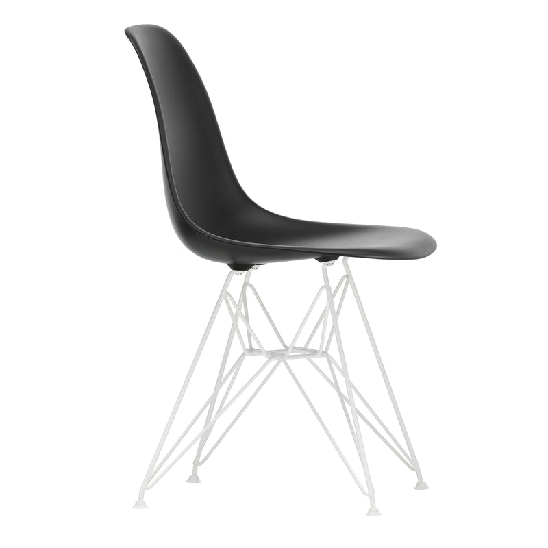 Vitra - Eames Plastic Side Chair DSR RE | tiefschwarz RE / weiß