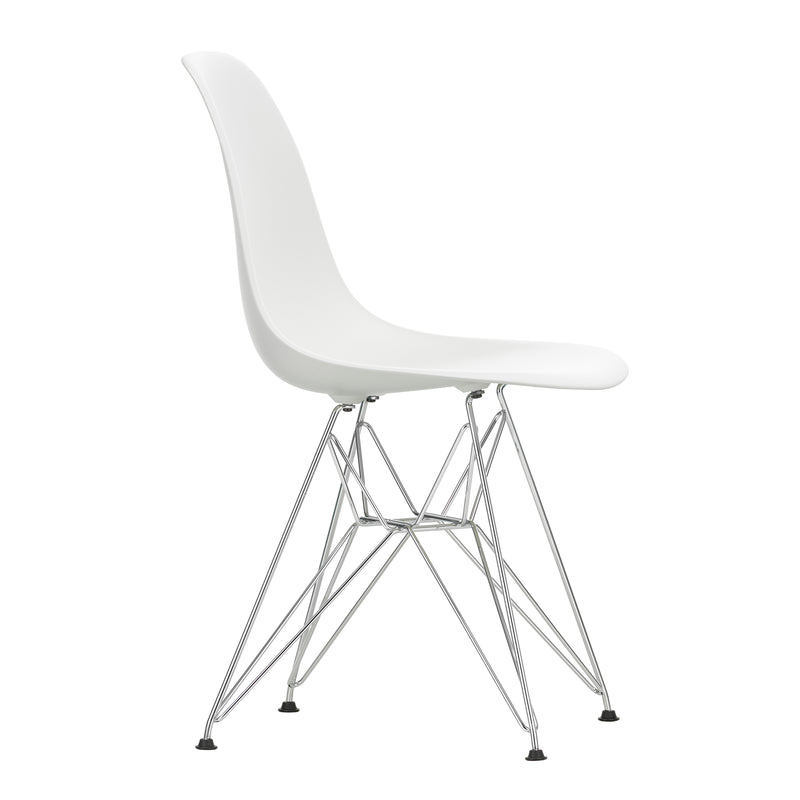 Vitra - Eames Plastic Side Chair DSR RE | weiß / verchromt