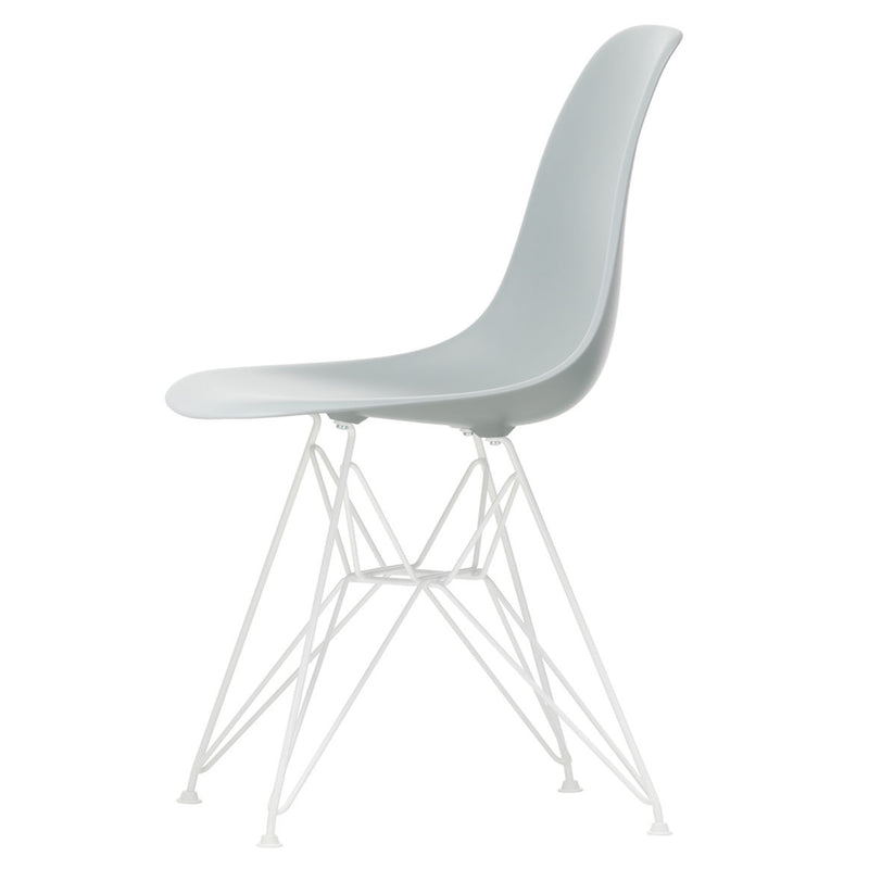 Vitra - Eames Plastic Side Chair DSR RE | Filzgleiter weiß / hellgrau RE / weiß