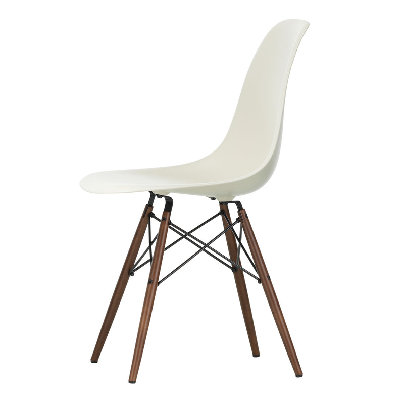 Vitra - Eames Plastic Side Chair DSW RE | Filzgleiter basic dark / kieselstein RE / Ahorn dunkel