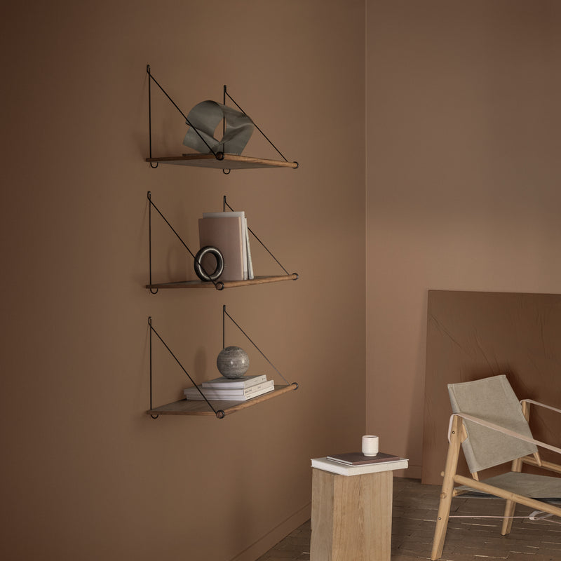 We Do Wood - Loop Shelf | Eiche/Stahl schwarz