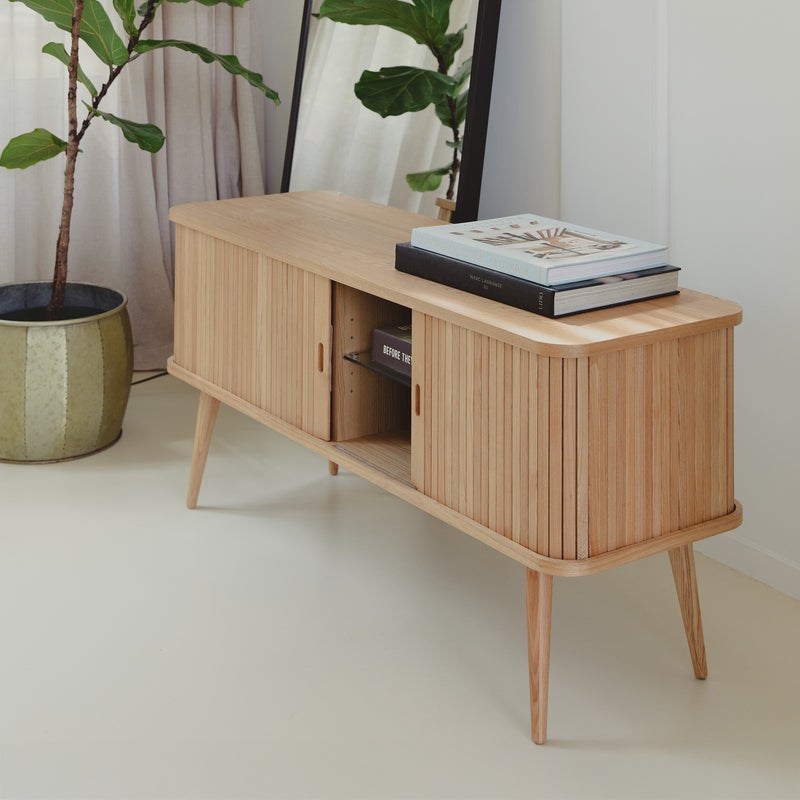Zuiver - Barbier Sideboard mit Schiebetüren | esche