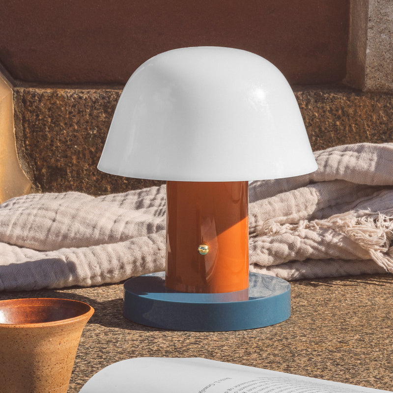 &Tradition - Setago JH27 Akku-Leuchte Indoor & Outdoor | rust & thunder