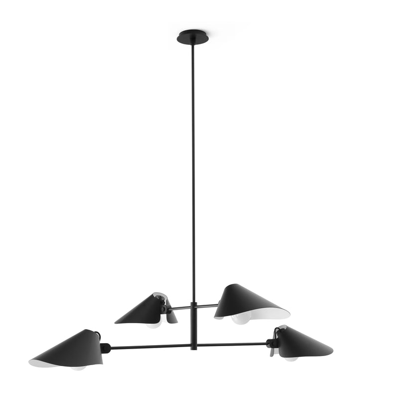 &Tradition - Bonnet Kronleuchter | Höhe 140 cm / schwarz
