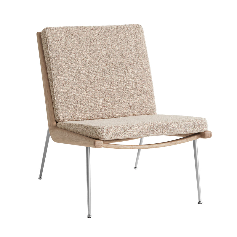 &Tradition - Boomerang HM1 Loungechair | beige / Eiche geölt