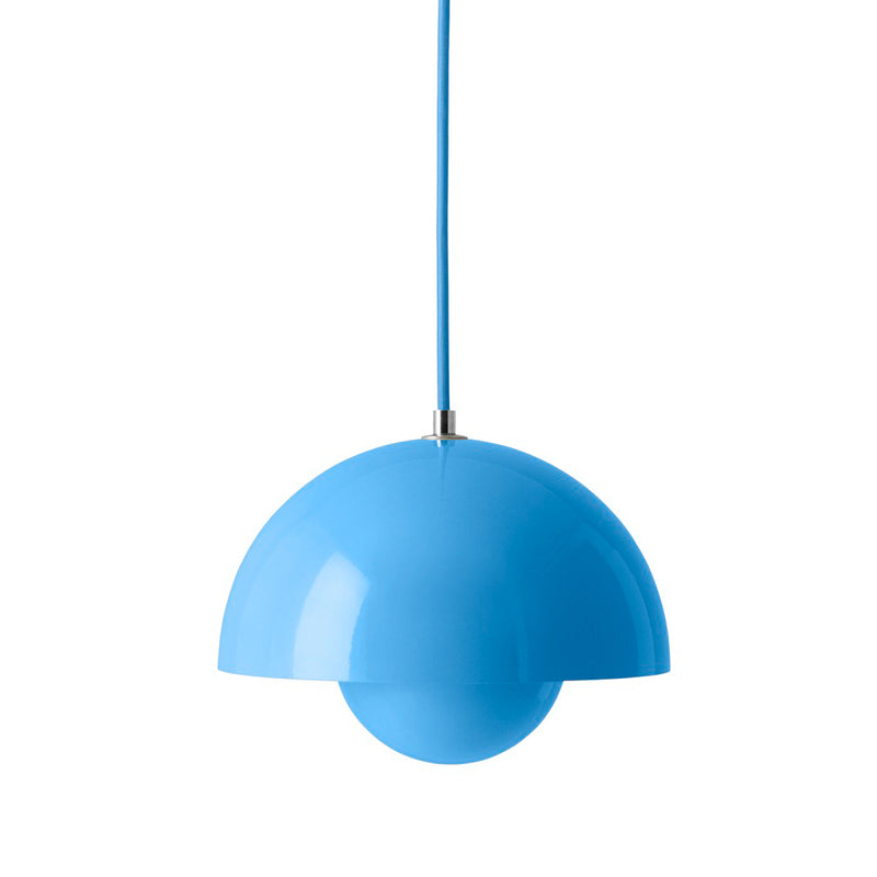 &Tradition - FlowerPot Pendelleuchte VP1 (farbig) | swim blau