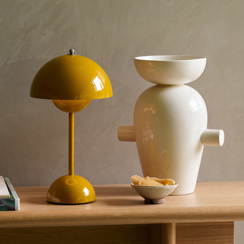 &Tradition - Flowerpot Akku Tischleuchte VP9 | senf