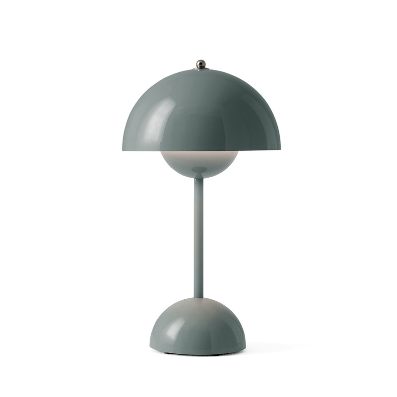 &Tradition - Flowerpot Akku Tischleuchte VP9 | steinblau