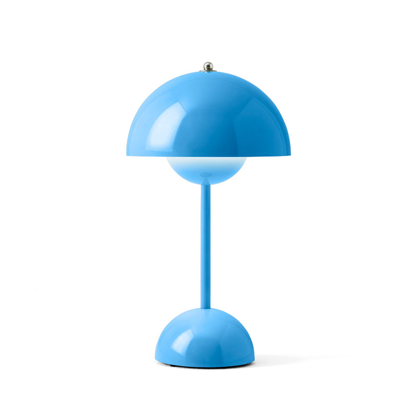 &Tradition - Flowerpot Akku Tischleuchte VP9 | swim blau