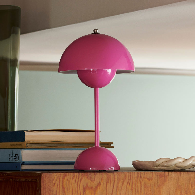&Tradition - Flowerpot Akku Tischleuchte VP9 | tangy pink