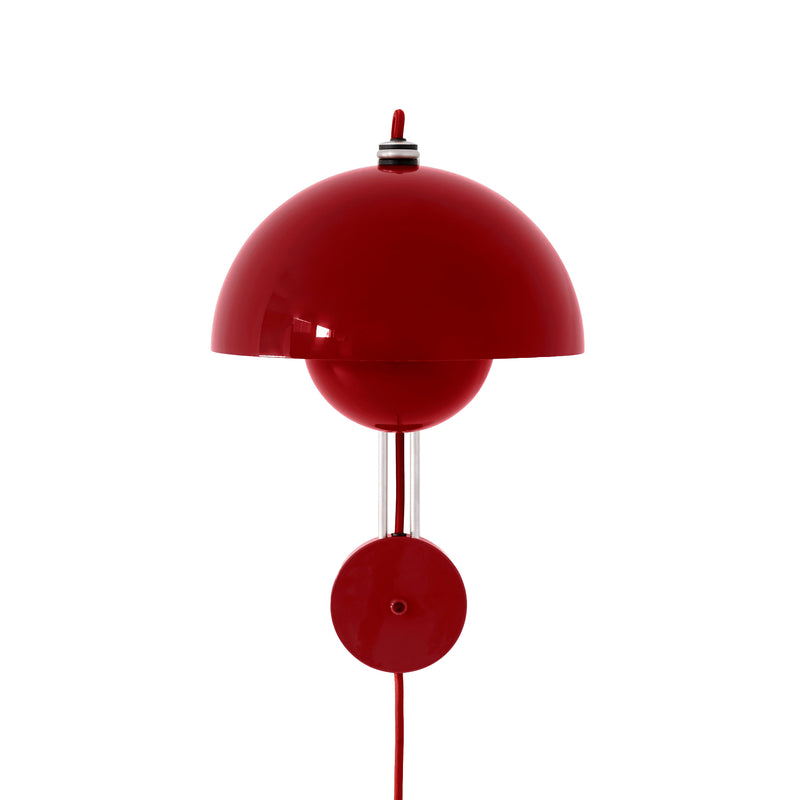 &Tradition - Flowerpot Wandleuchte VP8 | zinnoberrot