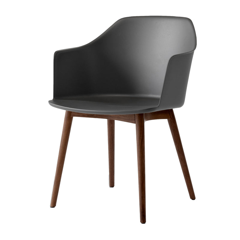 &Tradition - Rely Armchair HW76 | steingrau / Walnuss