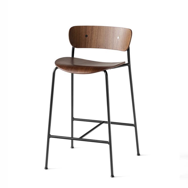 &Tradition - Pavilion Barhocker | Walnuss Natur / H 85 cm