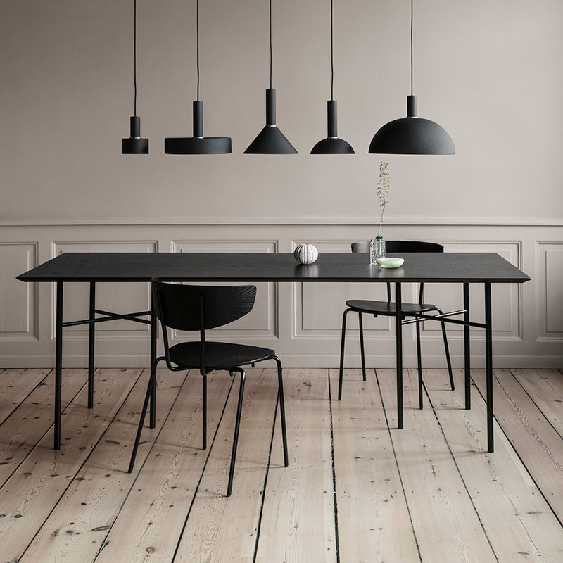 Ferm Living - Herman Stuhl | Esche schwarz/schwarz