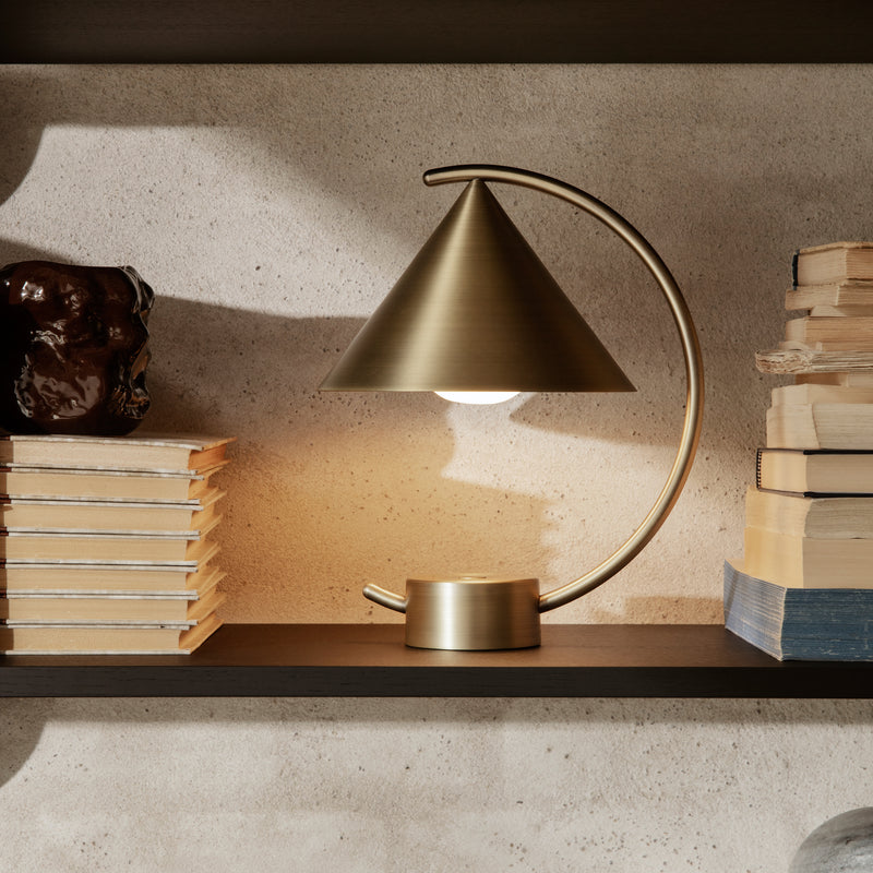 Ferm Living - Meridian Akku LED-Tischleuchte | Messing