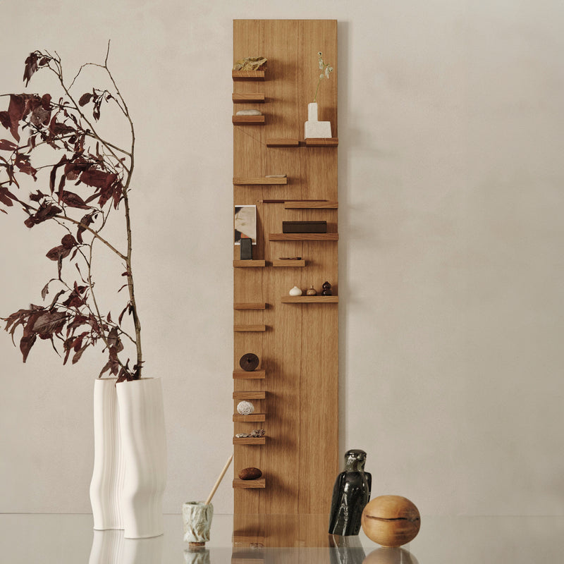 Ferm Living - Parade Wandregal | H 140 cm / Eiche geölt