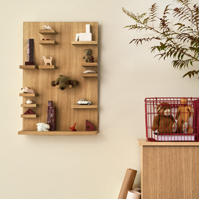 Ferm Living - Parade Wandregal | H 60 cm / Eiche geölt