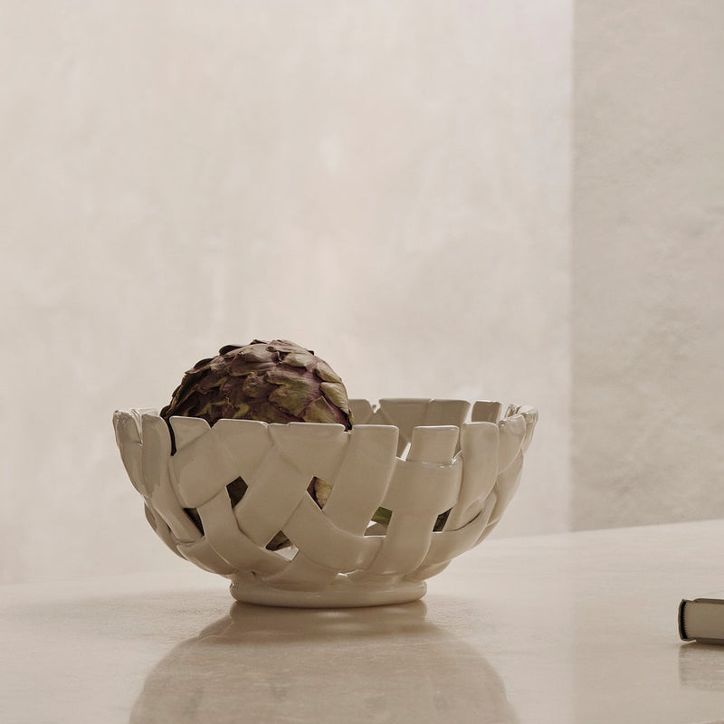 Ferm Living - Plait Schale | Ø 24 cm / off white