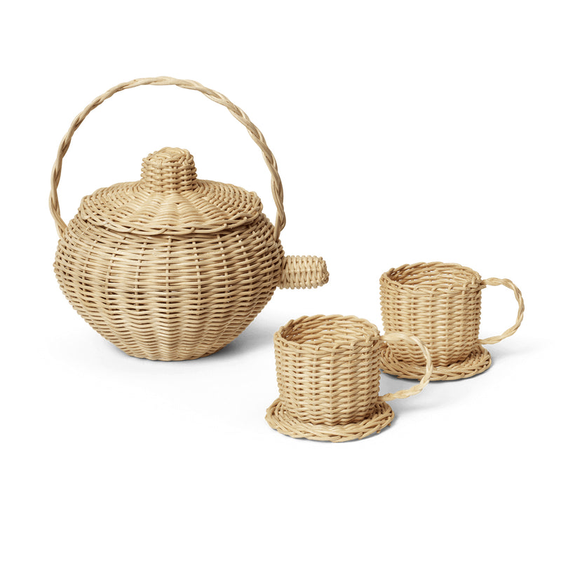 Ferm Living - Rattan Teeset |
