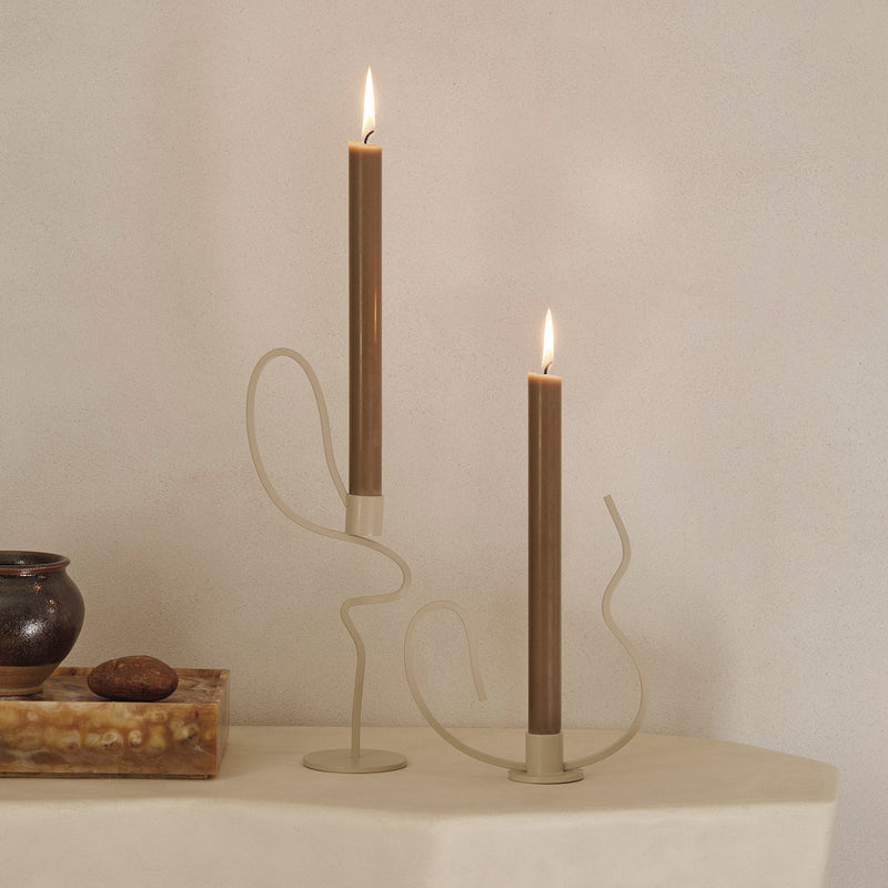 Ferm Living - Valse Kerzenständer | hoch / cashmere