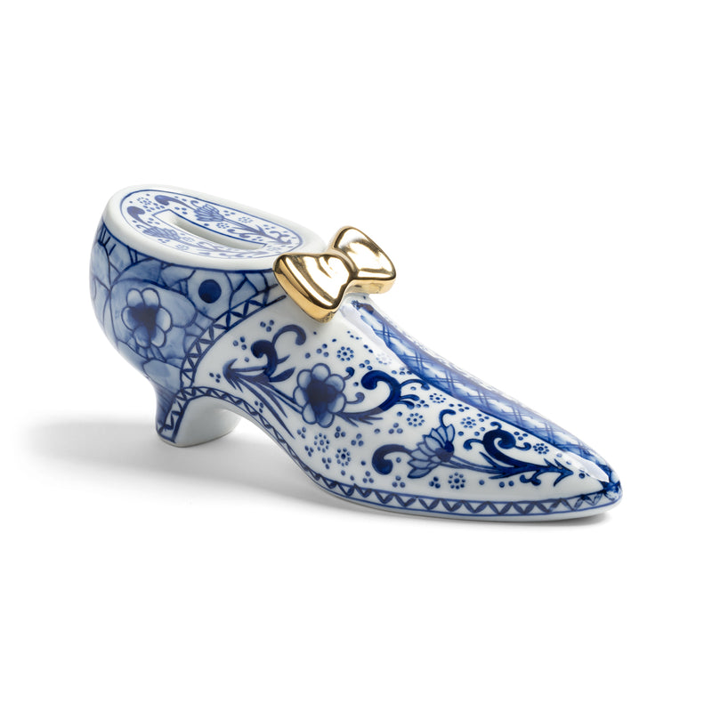 &klevering - Delftware Shoe Spardose |