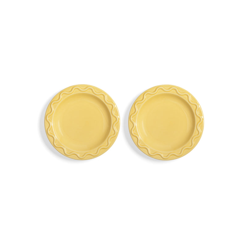 &klevering - Mochi Teller | Ø 17 cm / gelb