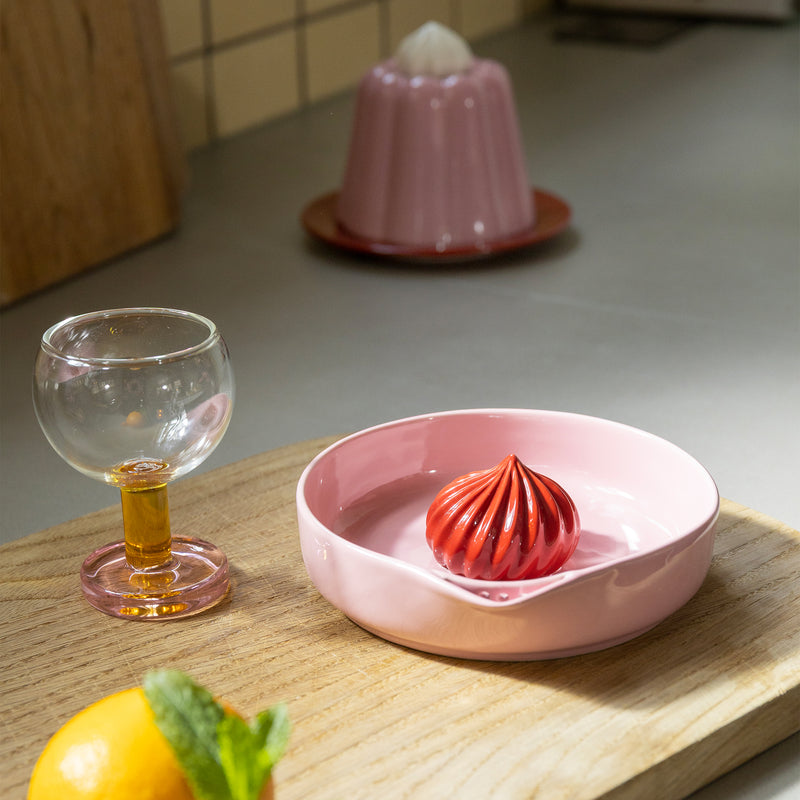 &klevering - Pudding Zitruspresse | pink