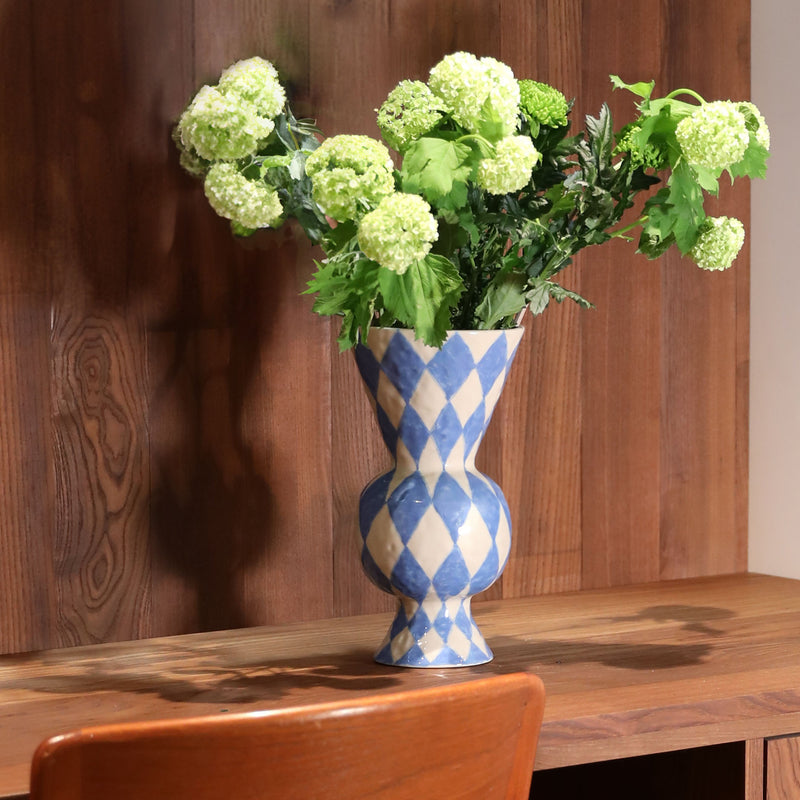 &klevering - Rhombic Vase | blau