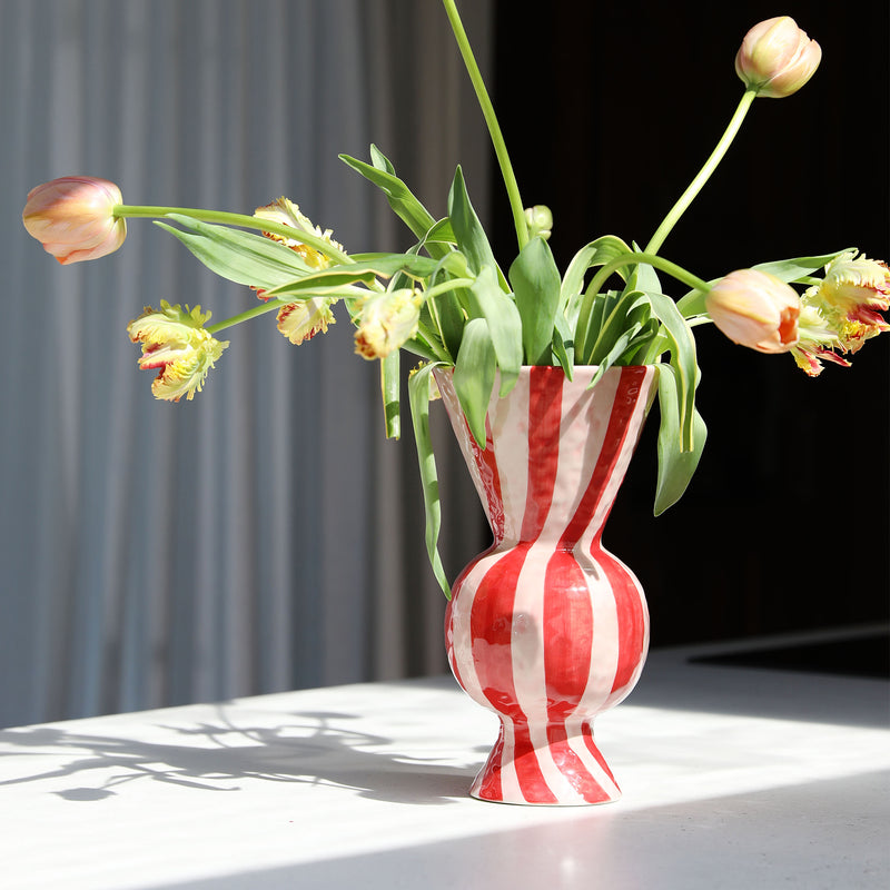 &klevering - Rhombic Vase | rot