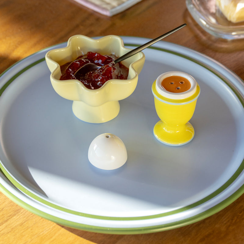 &klevering - Salz- und Pfefferstreuer Egg | gelb
