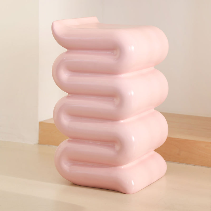 &klevering - Pillar Whip Beistelltisch | H 62 cm / pink