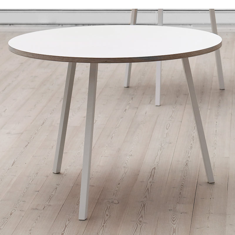 HAY - Loop Stand Tisch, rund | weiß