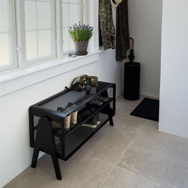 tica copenhagen - Stand-Schuhregal | 88 x 35 x 50 cm / schwarz