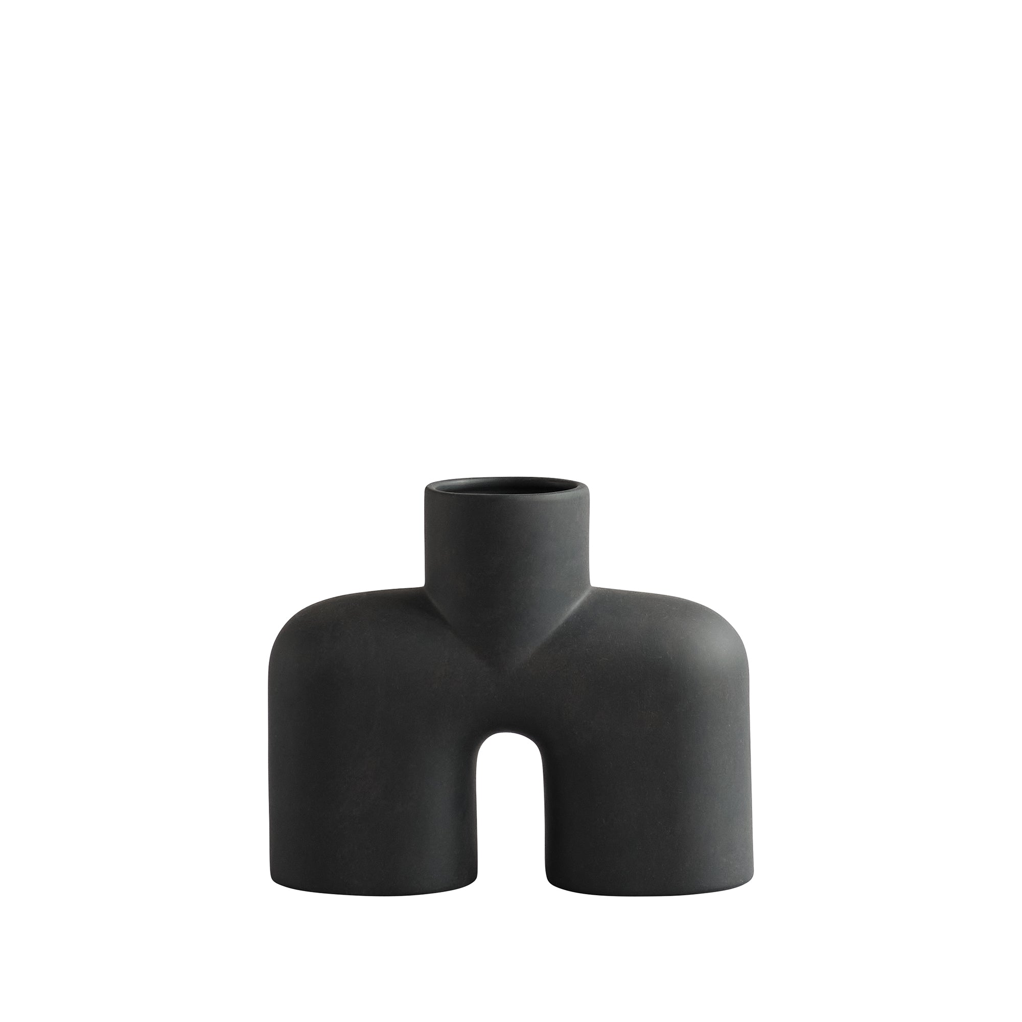 101 Copenhagen - Cobra Vase | medium / coffee/dunkelbraun