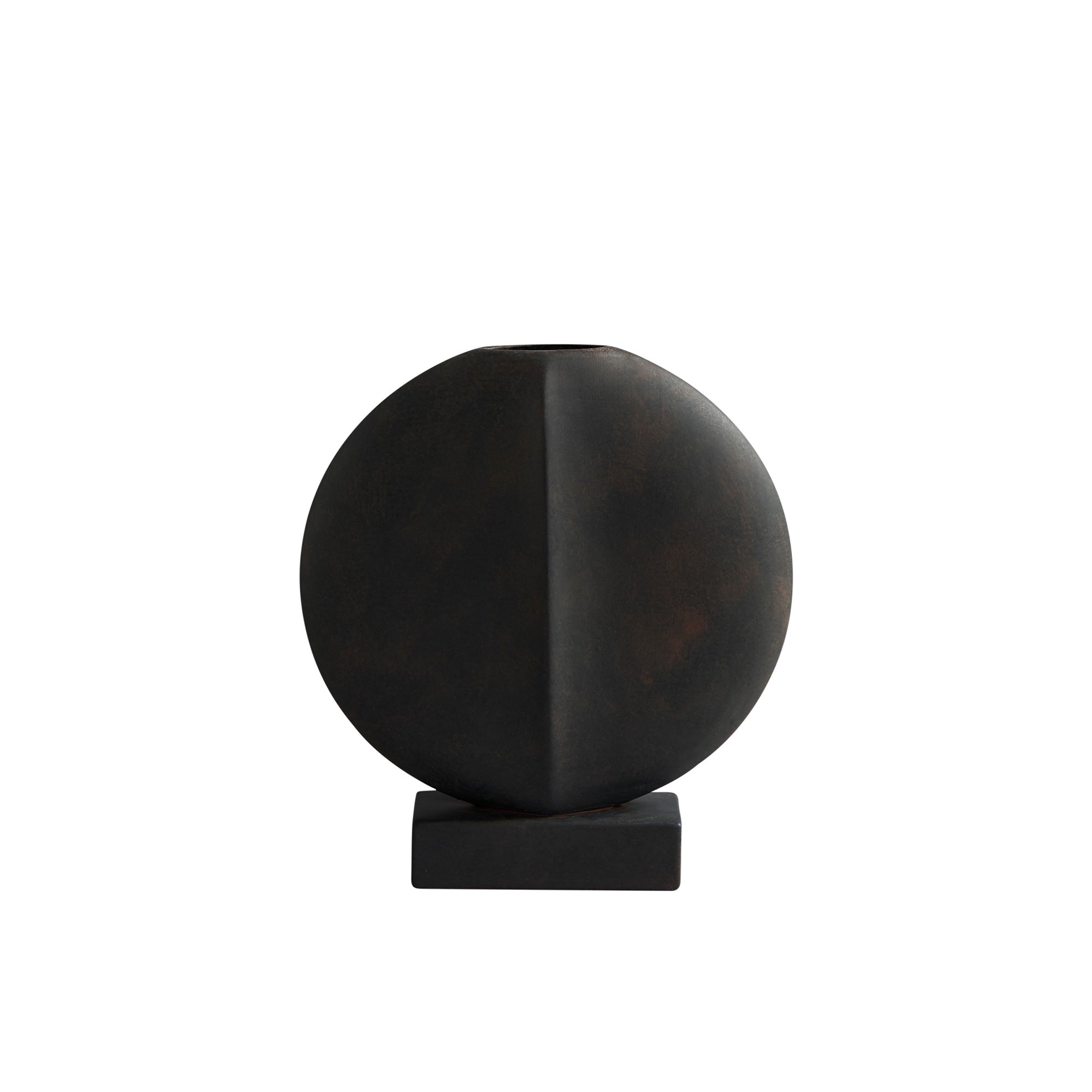 101 Copenhagen - Guggenheim Vase Mini | coffee/dunkelbraun