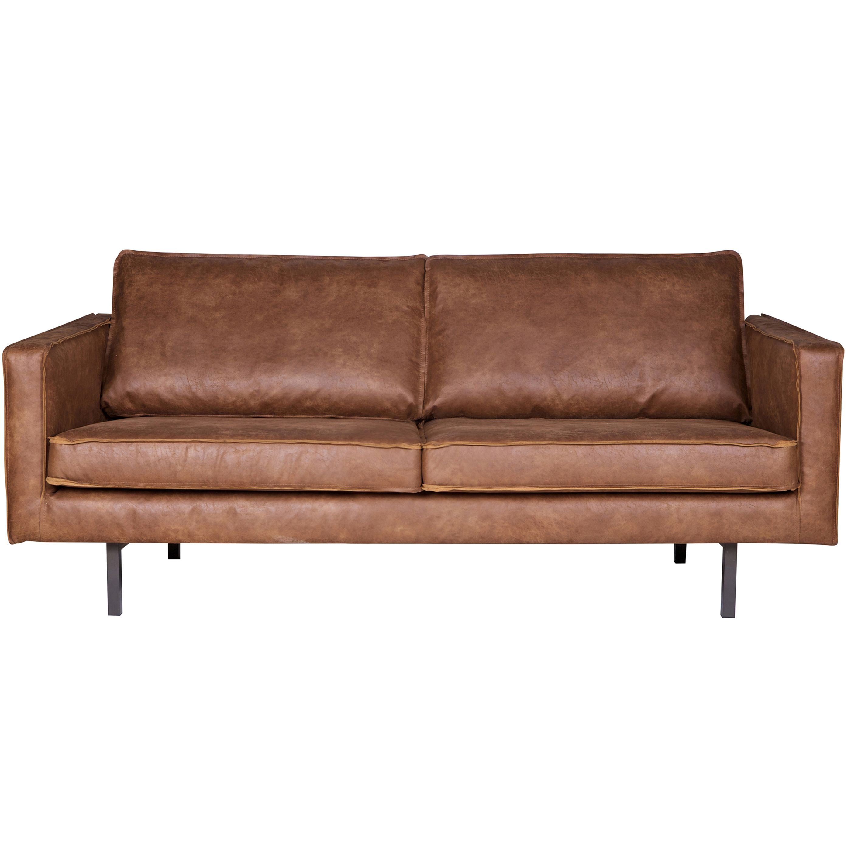 WOOOD Premium - Rodeo Sofa | Ecoleder cognac / 2,5-Sitzer
