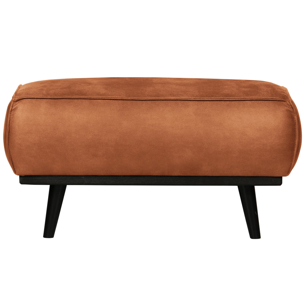 WOOOD Premium - Statement Hocker | Ecoleder cognac