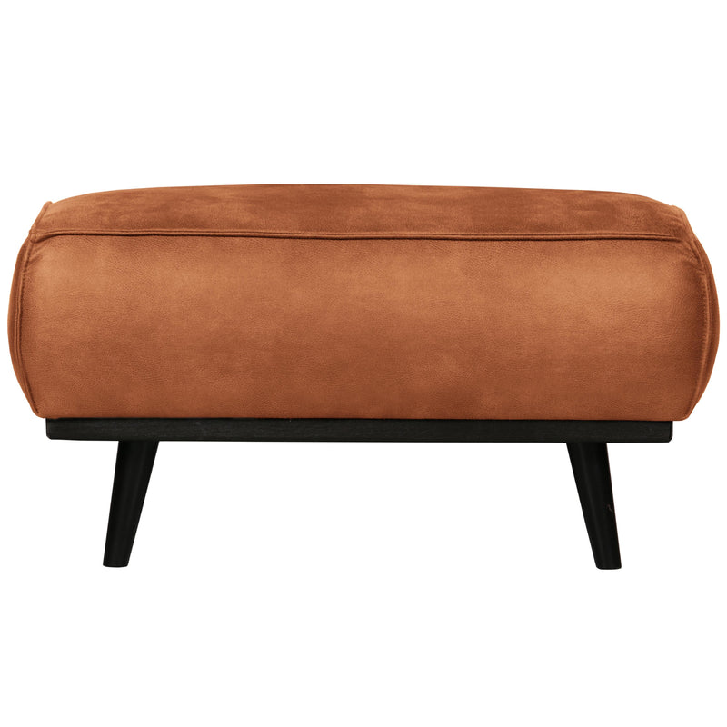 WOOOD Premium - Statement Hocker | Ecoleder cognac