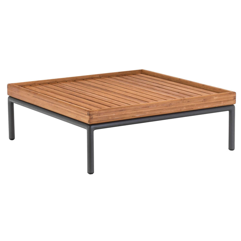 HOUE - LEVEL-LEVEL 2 Outdoor Couchtisch | Bambus/dunkelgrau