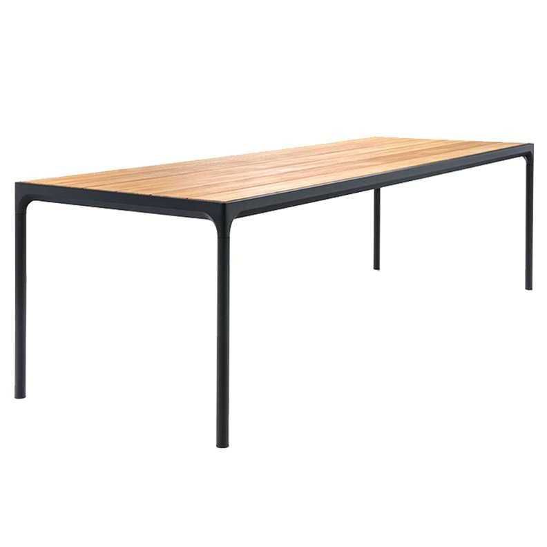 HOUE - FOUR Outdoor Tisch | 270 x 90 cm / Bambus/schwarz