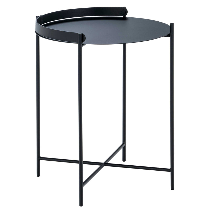 HOUE - EDGE Beistelltisch | Ø 46 cm / schwarz