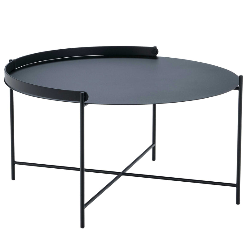 HOUE - EDGE Beistelltisch | Ø 76 cm / schwarz